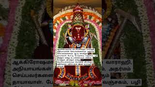 வாராஹி தாயின் சிறப்பு #வார்த்தாளி #srivarahiammanhistoryintamil #astrology #varahiamman108potri