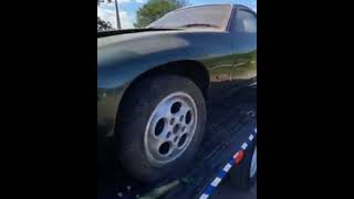 Barn Find Porsche 928 Classic Car Transportation Vehicle Recovery Clark Logistics