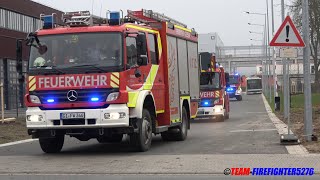 [Neues Gefahrenabwehrzentrum und hohes Einsatzaufkommen] Berufsfeuerwehr Gießen rückt aus