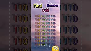 Find the odd number #music #beach  #viralvideo