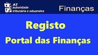 Registo no Portal das Finanças