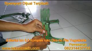 Cara Merakit Mesin perajang Singkong Manual part 1