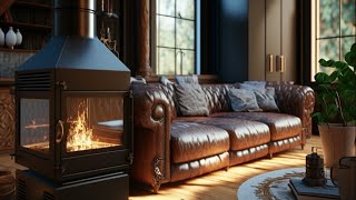 RELAXING FIREPLACE SOUNDS - Black Screen, Burning Fireplace and Crackling Fire Sounds, Relax Sleep