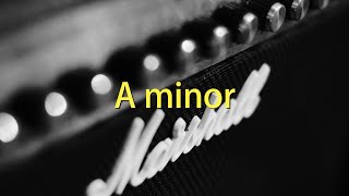 Rock Guitar Backing Track in A Minor (116 bpm)