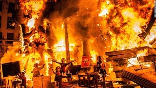 BURNING $1,000,000! THIS CITY IS ON FIRE!? Fallas 2018