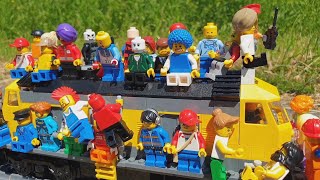 Lego train overcrowded (funny game)