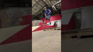 House skatepark box tricks #scoot #scooterclips #viral