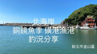 [北海岸釣點分享]  8/18 北海岸 磺港漁港  銅鏡魚季 釣況分享  銅鏡 銀鯧 紅槽 白帶 竹梭 花飛 硬尾魚   金山在地人的釣魚秘境！！ 記得 訂閱 才能收到第一手釣況資訊 謝謝！！