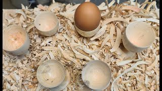 Small branch into egg cups