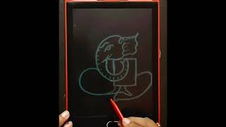 Lord Ganesha drawing with letter G easy/Ganesh chaturthi special drawing/How to draw Lord Ganesha