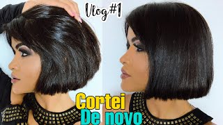 VLOG: MEU NOVO CORTE CHANEL RETO