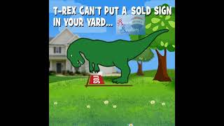 T-rex sign