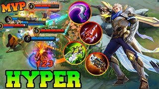 Carzy Lifesteal Alucard is Best Hyper !! Alucard Best Build 2023 Pro Gameplay Guide Build MLBB