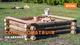 Cómo construir un arenero de madera para tus hijos  | STIHL DIY