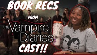 the cast of The Vampire Diaries recommended me books! | reading vlog