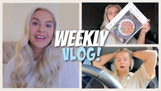 WEEKLY VLOG - hair appointment + hello fresh meals!