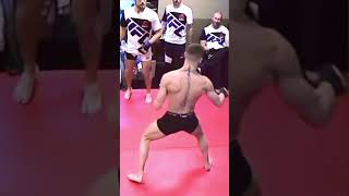 Conor McGregor was practicing the exact Finishing Move against Aldo