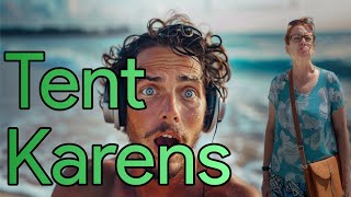 Tent Karens: Finding Space and Peace at Indian Shores | Beach Day Reflections