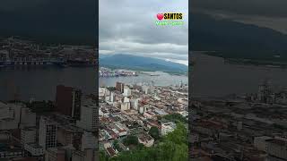 Santos vista do Monte Serrat #santos #montserrat #viralvideo #portodesantos