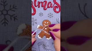 Day 6: Gingerbread Man 🍪 Join my FREE Advent Calendar Stitch-Along! ☝🏼☝🏼☝🏼Link in the tagged video