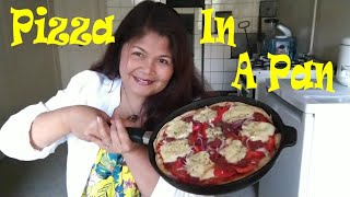 Pizza In A Pan - No Oven? No Problemo! (English Subtitle)