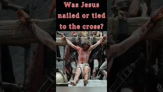 Was Jesus nailed or tied to the cross? - #crucifixion #crucified #jesus #agony#crucifixion