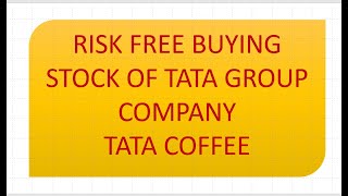 TATA COFFEE TATA GROUP STOCK