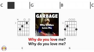 GARBAGE Why Do You Love Me FCN GUITAR CHORDS & LYRICS