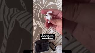 How to stop AirPods from falling out?? #airpods #apple #funny #funnyvideo