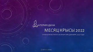 Месяц Крысы, декабрь 2022 года: Фэн-Шуй, Ба Цзы, даты, ответы на вопросы