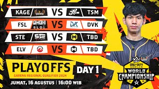 Playoff Stage Day 1 - Garena Qualifier CODM WC 2024 l Garena Call of Duty®: Mobile Indonesia