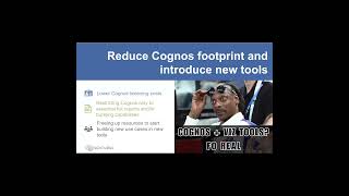 Reduce Cognos Footprint to Connect Cross-Platforms