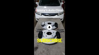 Honda Civic Front Brake Pads and Rotors Replacement