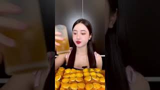 Mukbang bánh tráng cuộn hông em mời mn nha #mukbang #banhtrang #banhtrangcuon