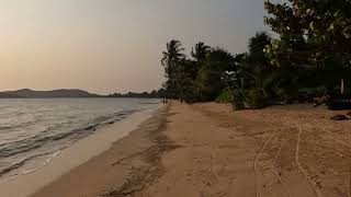 The beach at Baanyai Resort on Ko Mak, ￼Feb. 17, 2024