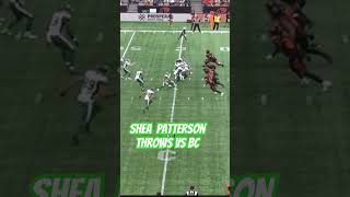 Saskatchewan Roughriders shea patterson passing #cflfootball #cfl #football