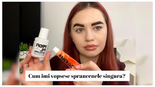 Cum sa iti vopsesti singur sprancenele acasa | Metoda mea | Produse Kallos #howto