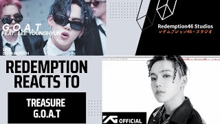 TREASURE - 'G.O.A.T' (Rap Unit) [Feat. Lee Young Hyun] (Redemption Reacts)