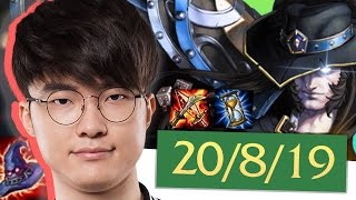 FAKER GETS 20 KILLS ON TWISTED FATE IN BRAZIL!