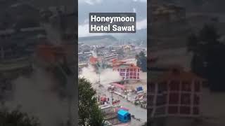 Honeymoon hotel Sawat demolished due flood.