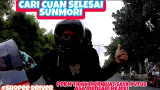 PULANG SUNMORI LANGSUNG CARI ORDERAN SHOPEE FOOD | Denvk Vlog