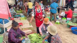 Exotic food in Cambodia, traditional Khmer sales 2024 #cambodianmarkettour