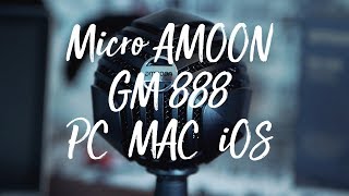 Un micro 🎙USB (PC/Mac/iOS) pour la classe ➡ Amoon GM-888