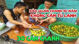 Bảo quản chanh đến 10 năm không cần tủ lạnh