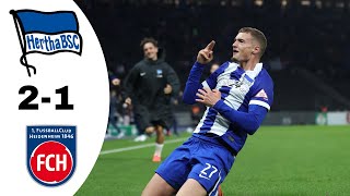 Hertha BSC 2-1 FC Heidenheim Highlights | DFB-Pokal 2024/2025