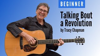 Learn to play Talking About a Revolution by Tracy Chapman | Chords & rhythm | Beginner guitar