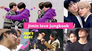 Jimin showing his love for Jungkook