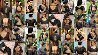 Black blouse designs 🖤 latest simple blouse designs 2024 | blausee design | new blouse design 2024