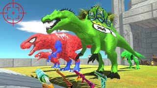 FPS AVATAR DEADLY PARKOUR DINOSAURS ARMY - Animal Revolt Battle Simulator