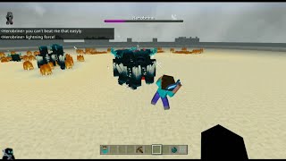 I Updated Herobrine in Minecraft Manhunt - Order of Creepypasta